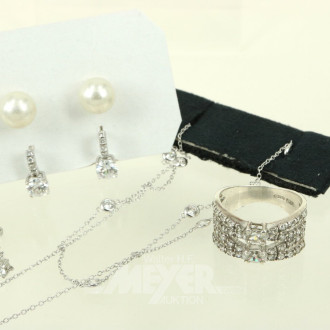 Konvolut Silberschmuck