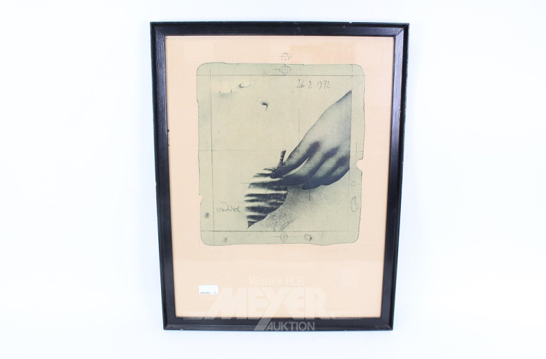 6 versch. Grafiken/Lithografien