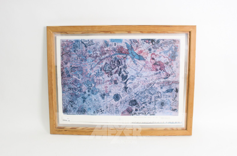 6 versch. Grafiken/Lithografien