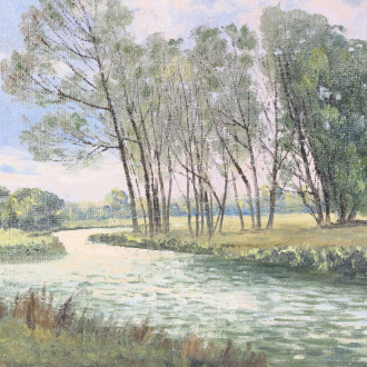 Gemälde  "norddeutsche Landschaft"