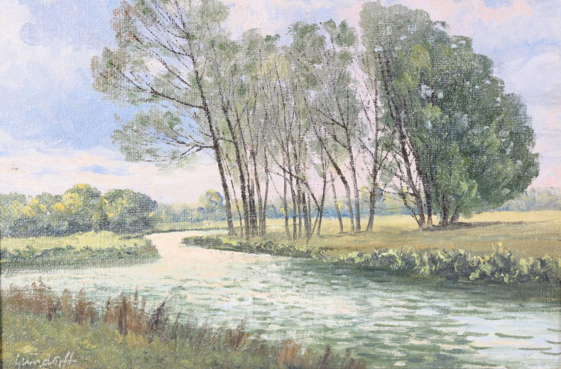 Gemälde  "norddeutsche Landschaft"