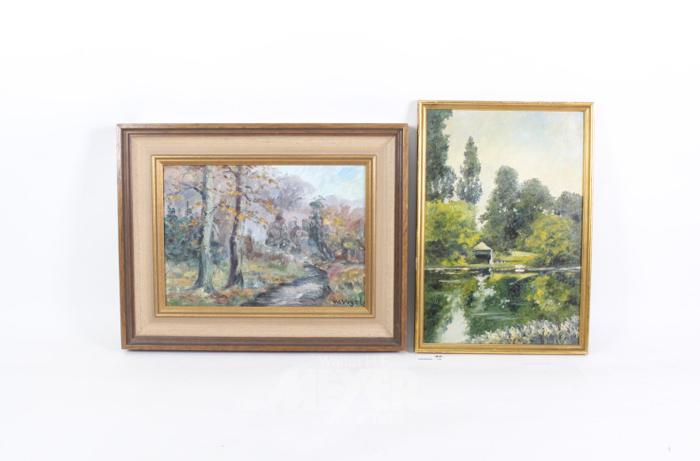 2 Landschaftsgemälde