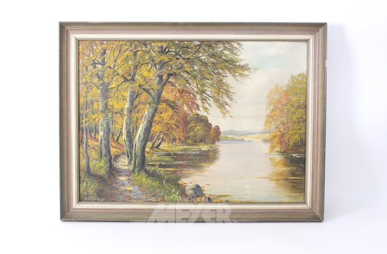 Gemälde "Flußlandschaft"