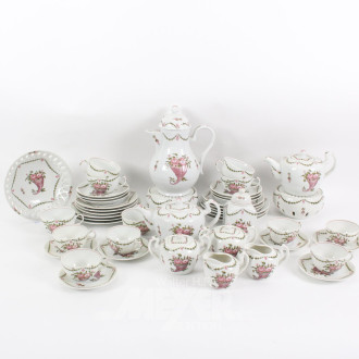 Porzellan Tee und Mokka-Service