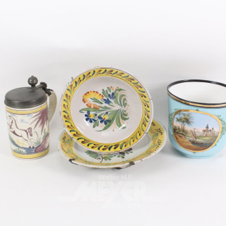 4 Teile Porzellan und Keramik