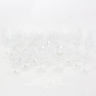 Posten Gläser, ca. 26 Stk.
