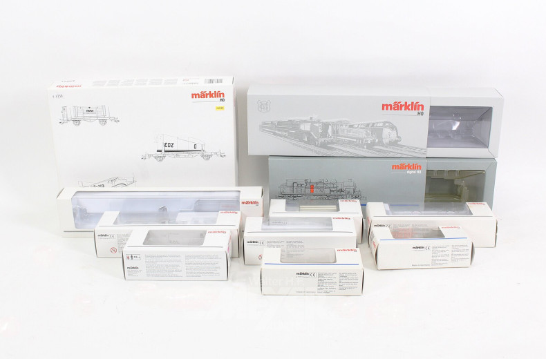 Konvolut leere Originalkartons für Märklin Modelleisenbahn