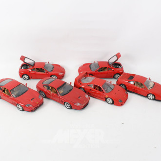 10 Modellautos "FERRARI"