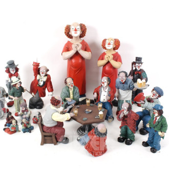 Sammlung "GILDE CLOWENS", ca. 21 Stück