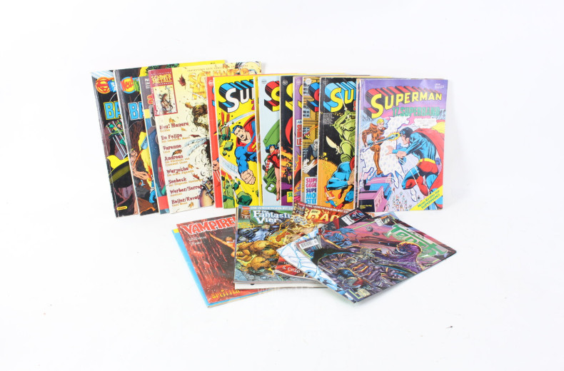 Konvolut versch. Comic-Hefte, u.a. Batman, Superman, etc. ca. 200 Stück