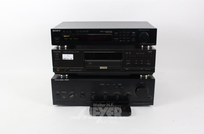 HiFi-Anlage, 3-tlg.