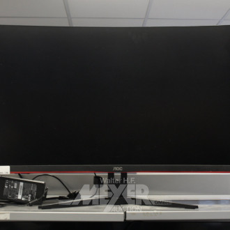 Curved-Monitor, schwarz