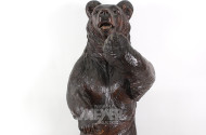 Holzschnitzfigur / Schirmständer "Bär"