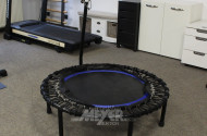 Trampolin mit Haltegriff, schwarz