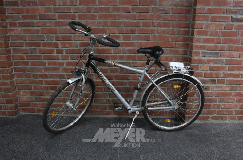 Herrenfahrrad, Schwarz-Silber