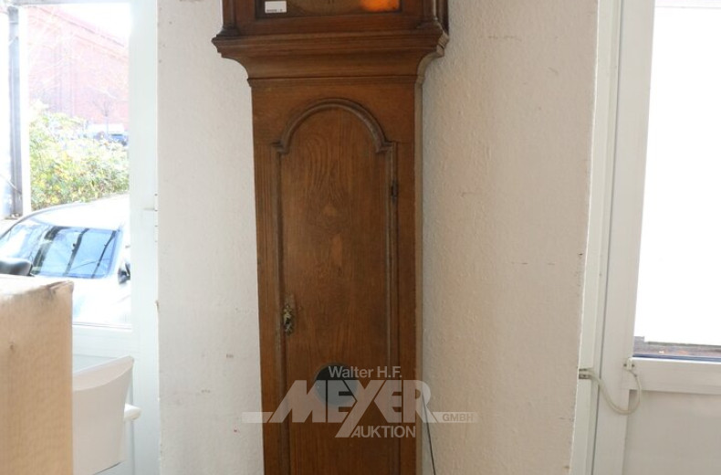 Standuhr England/London mit Messingziffernblatt