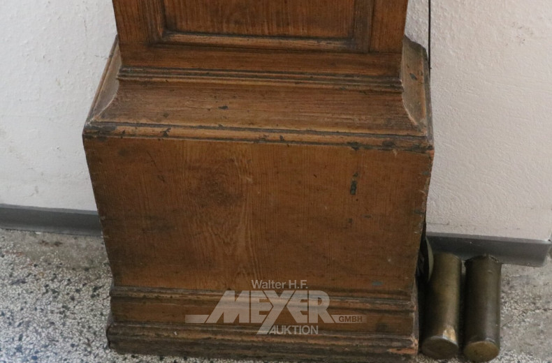 Standuhr England/London mit Messingziffernblatt