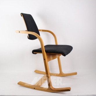 4 Schaukel-Bewegungsstühle, Design nach Peter Opsvik