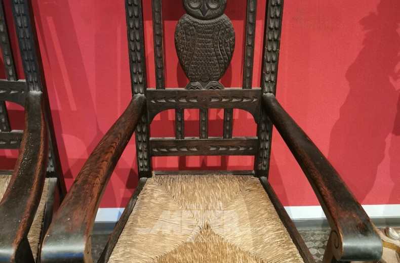 Paar Altländer Hochzeitsstühle