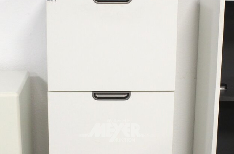 Hängeregistraturschrank, weiß