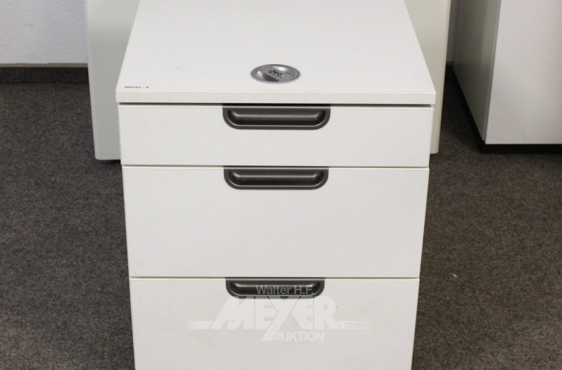 Rollcontainer, weiß