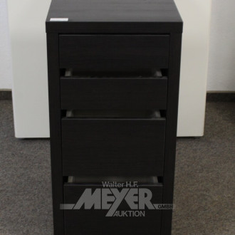 Rollcontainer, schwarz