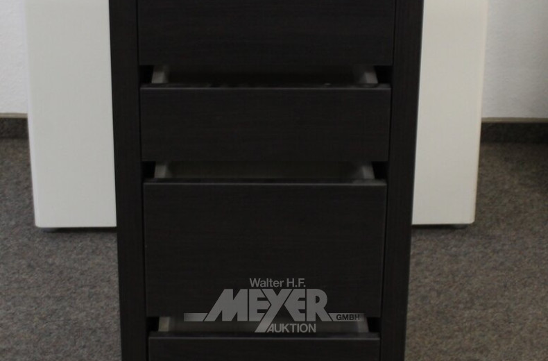 Rollcontainer, schwarz