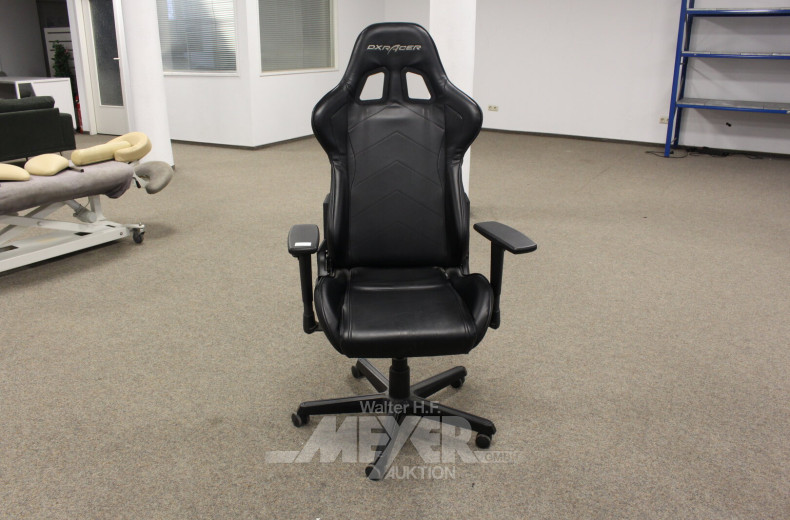 Gamingstuhl DX Racer, schwarz