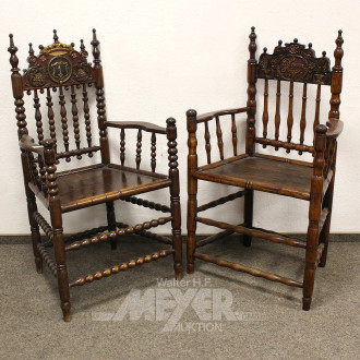 2 versch. Hochzeitsstühle