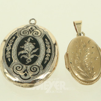 2 Medaillonanhänger