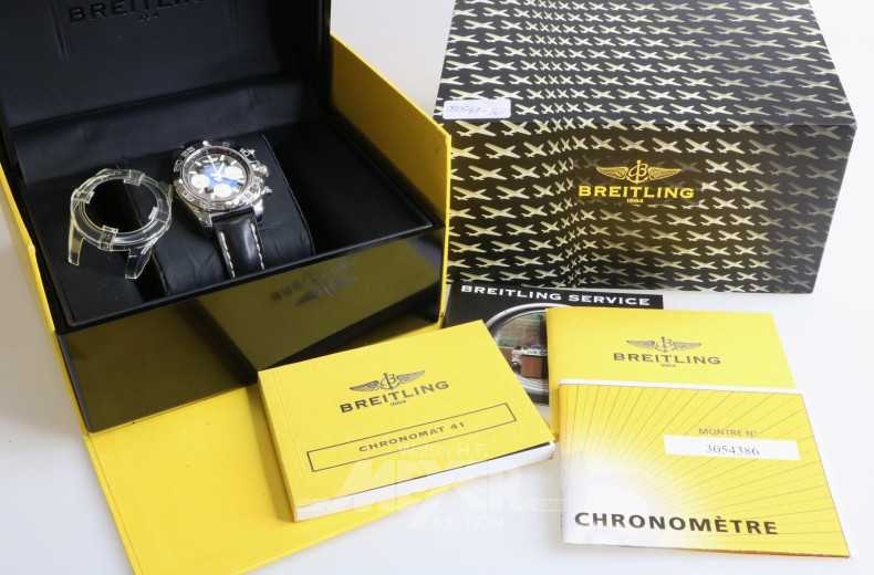 Breitling Herrenarmbanduhr, Chronomat 41, Chronograph