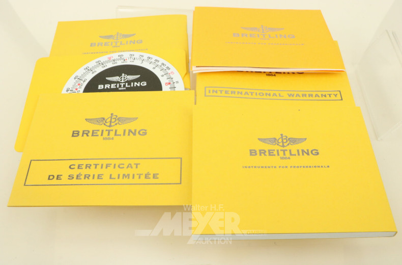 Breitling Herrenarmbanduhr, Chronometer, limitiertes Modell