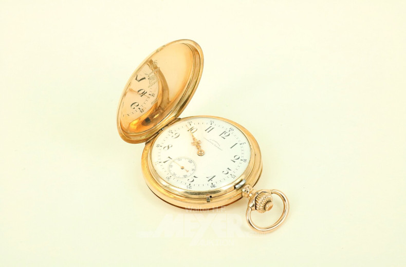 gr. Taschenuhr mit Sekundenanzeiger