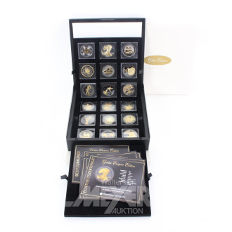 Konvolut besonderer Editionen von Silberunzen aus div. Ausgabeländern