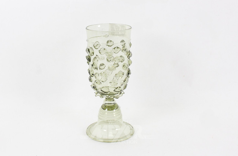 Noppen-Pokalglas "Tausendaugen", grün