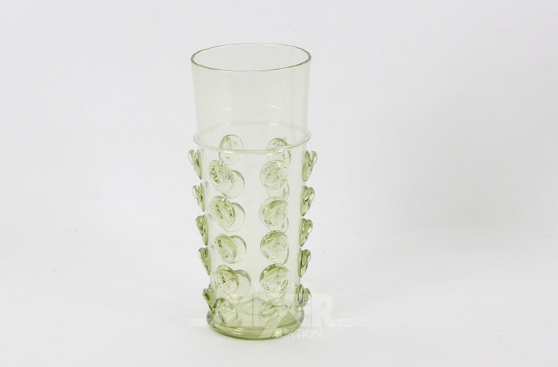 Noppen-Becherglas, "Tausendaugen", grün