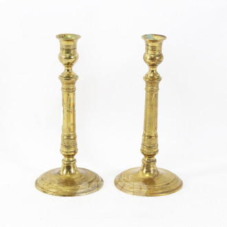 Paar Kerzenleuchter, 1-flammig