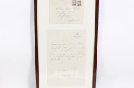 original Brief mit Signatur von Maria Callas, dat. 1962