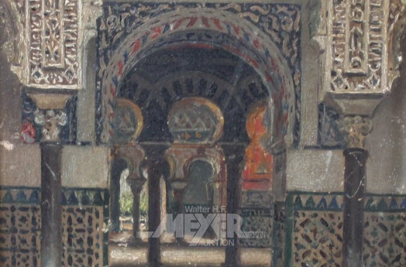 Gemälde 'Oriental. Atrium/Patio'