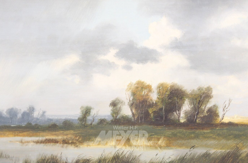 Gemälde 'Norddt. Landschaft'