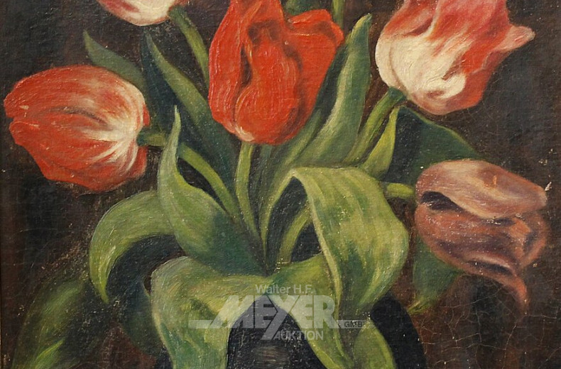 Gemälde "Tulpenstillleben"