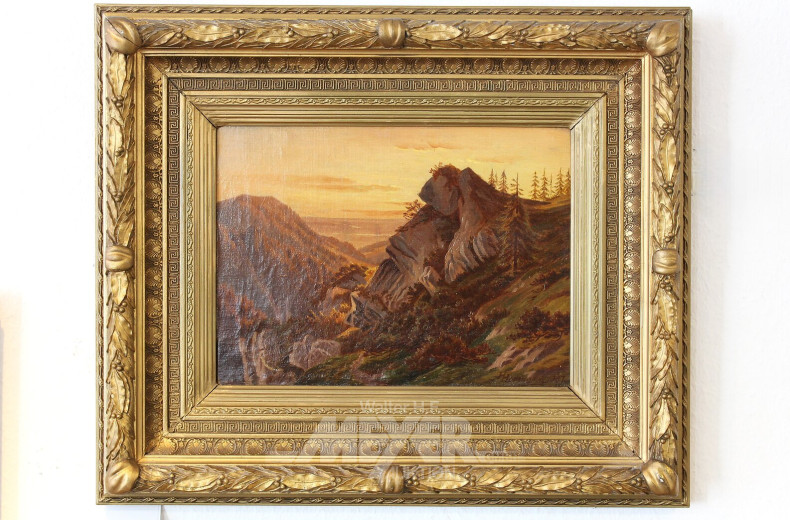 Gemälde "Gebirgsmassiv"