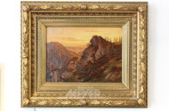 Gemälde "Gebirgsmassiv"