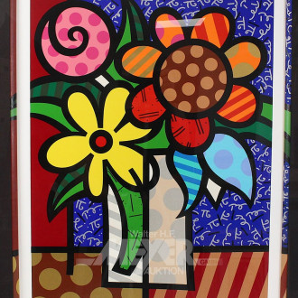 Farbserigraphie 'Still Life (Van Britto)'
