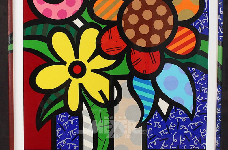 Farbserigraphie 'Still Life (Van Britto)'