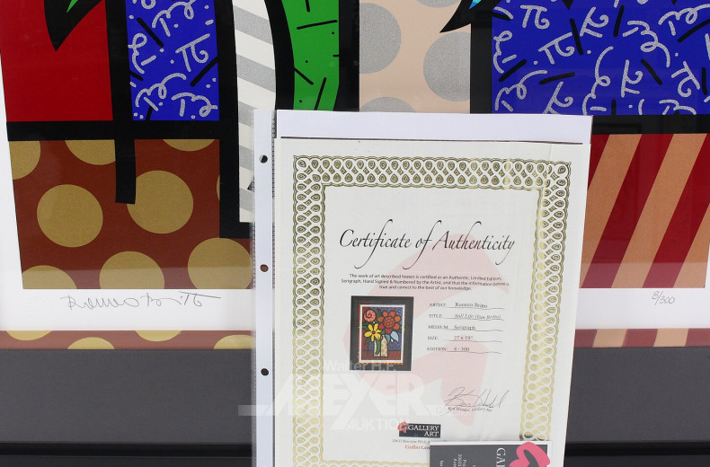 Farbserigraphie 'Still Life (Van Britto)'