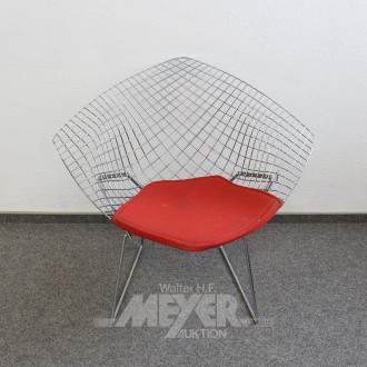 "Diamantchair", verchromt