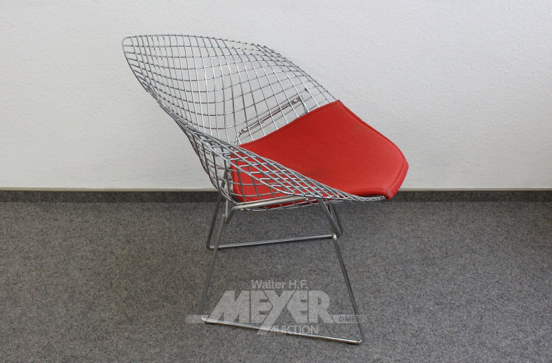 "Diamantchair", verchromt