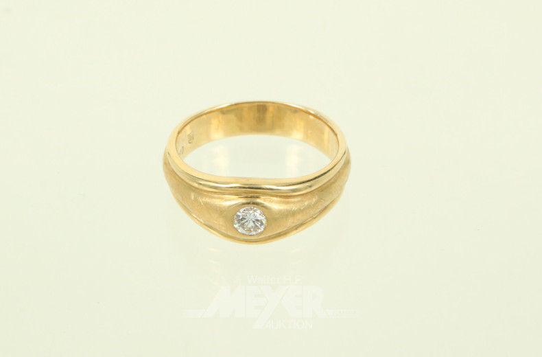 Bandring, mattierte Mittelschiene,