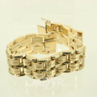 breites Glieder-Armband, 2,5 cm